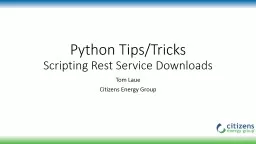 Python Tips/Tricks