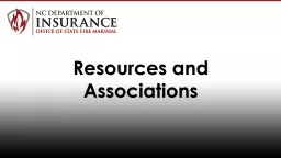 Resources and Associations
