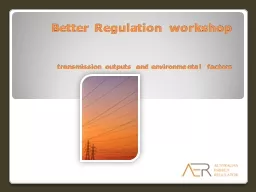 Better Regulation workshop