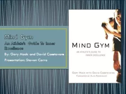 Mind Gym An Athlete’s Guide To Inner Excellence