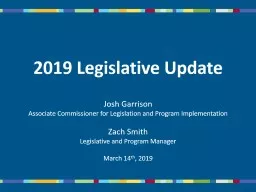 2019  Legislative  Update
