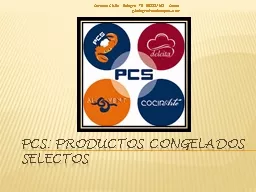 PCS: PRODUCTOS CONGELADOS SELECTOS