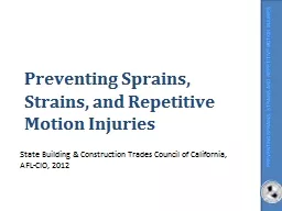 Preventing Sprains ,