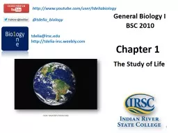 Chapter 1 General Biology I