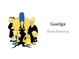 Gaeilge Óiche   Shamhna