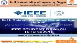 G. H.  Raisoni  College of Engineering, Nagpur