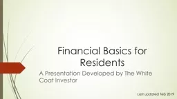 Financial Basics for