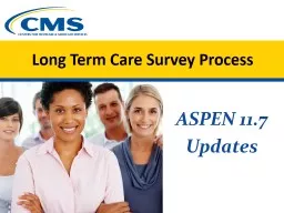 Long Term Care Survey Process