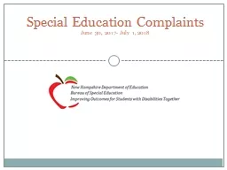 Special Education Complaints