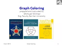 March 2014 Graph Coloring