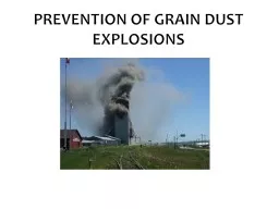 Prevention of GRAIN Dust