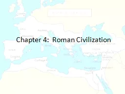 Chapter 4:   Ancient Rome