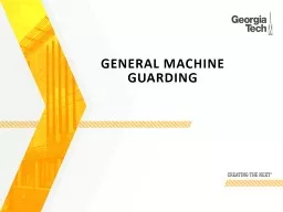 general Machine Guarding