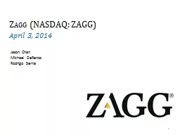 Zagg  (NASDAQ: ZAGG)