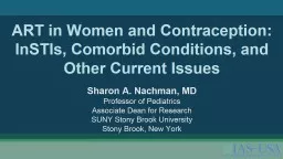 ART in Women and  Contraception: InSTIs