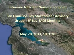 Estuarine Nutrient Numeric Endpoint