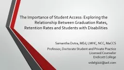 The Importance of Student Access: Exploring the