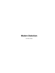 Modern Diabolism By Henry James  Table of Contents Mod