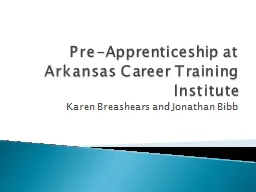 Pre-Apprenticeship at Arkansas Career Training Institute
