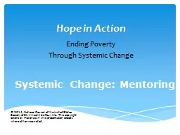 Hope in Action Ending Poverty