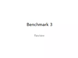 Benchmark 3 Review Grammar