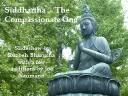 Siddhartha ... The Compassionate One