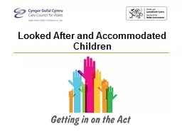 Looked After and Accommodated Children
