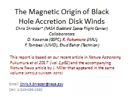 The Magnetic Origin of Black Hole Accretion Disk Winds