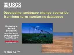 Developing landscape change scenarios from long-term monitoring databases