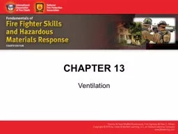 Chapter  13 Ventilation
