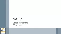 NAEP	 Grade  8  Reading