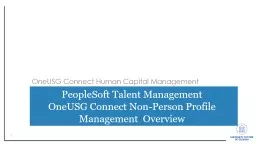 PeopleSoft Talent Management