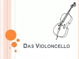 Das Violoncello 1         Inhaltsverzeichnis