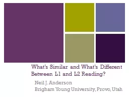 What’s Similar and What’s Different Between L1 and L2 Reading?
