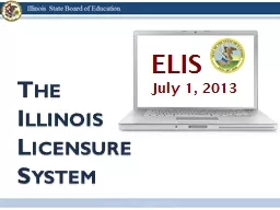 The  Illinois  Licensure