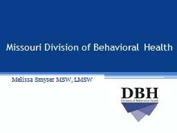Missouri Division of Behavioral Health