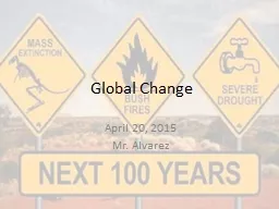 Global Change April 20, 2015