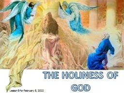 THE   HOLINESS  OF