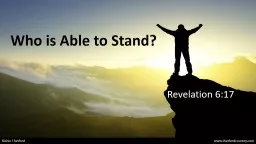 Who is Able to Stand?