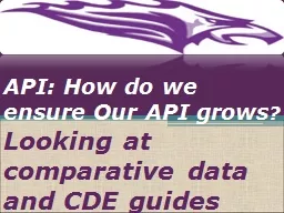 API:  How do we ensure Our API grows
