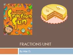 Fractions Unit By Miss O.