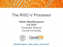 The RISC-V Processor