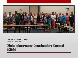 State Interagency Coordinating Council