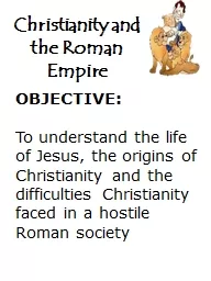 Christianity and   the Roman Empire