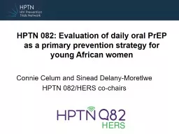 HPTN 082: Evaluation