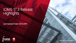 iCIMS 17.3 Release: Highlights