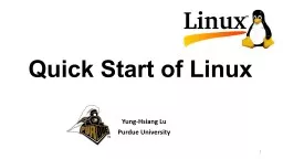 Linux Commands Yung-Hsiang Lu