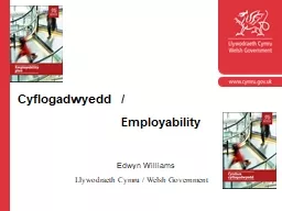 Edwyn Williams Llywodraeth Cymru / Welsh Government