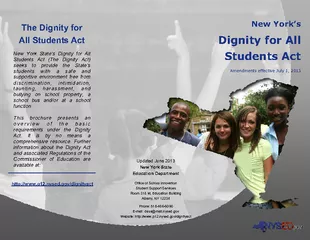 Dignity for all student's act