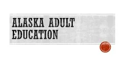 Alaska Adult Education